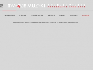 Twarze Muzyki - album fotograficzny.